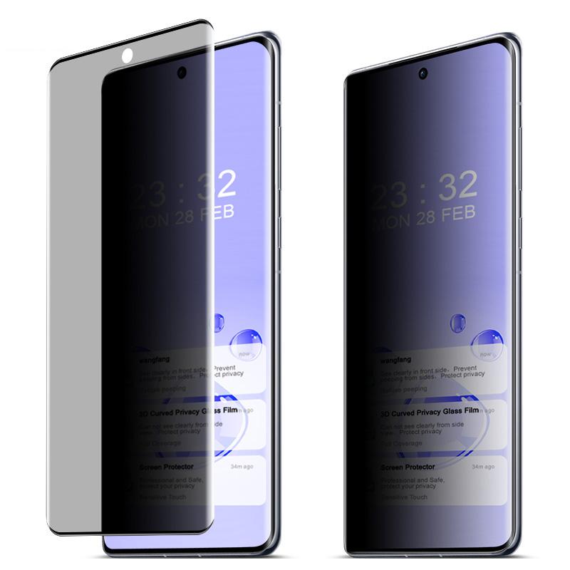 IMAK For Oppo Find X7 5G Tempered Glass Screen Protector Anti-Spy Curved Phone Screen Film