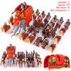Medieval Age Castle Knights Spartan Warriors Crusader Roman Legion Infantry War Horse Chariot Building Bricks Blocks Figures Toy
