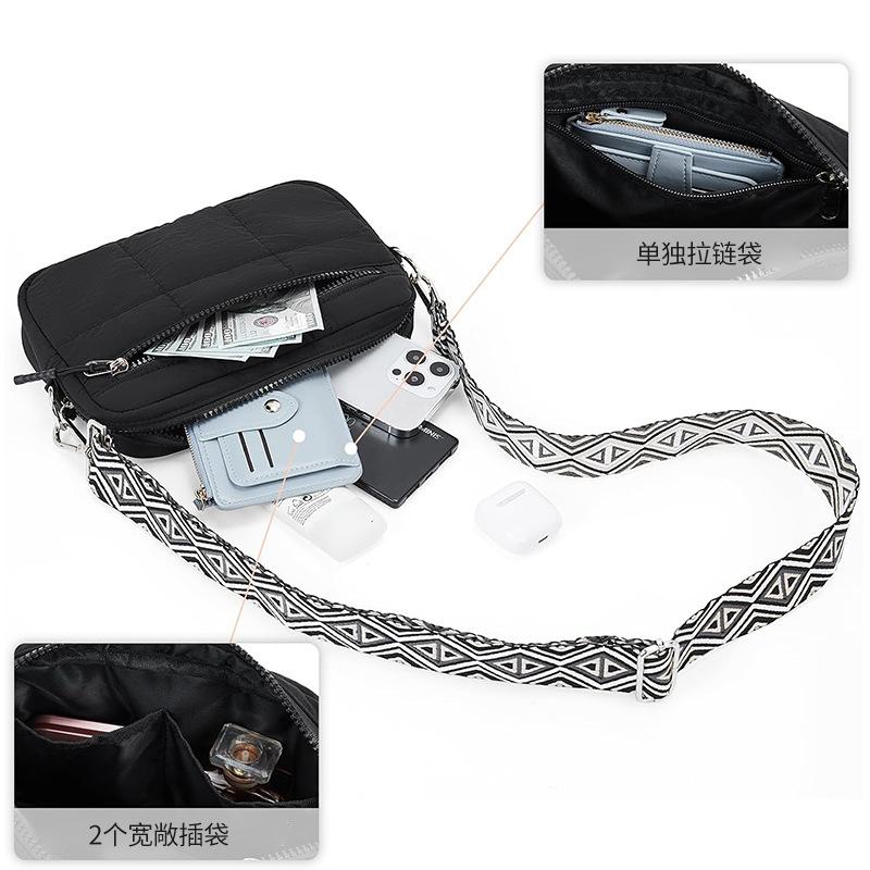 Shoulder bag for women nylon waterproof outdoor small crossbody bag
