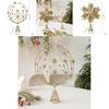 Christmas Tree Topper With Snowflake And Star Iron Art Decoration For Holiday Festivities