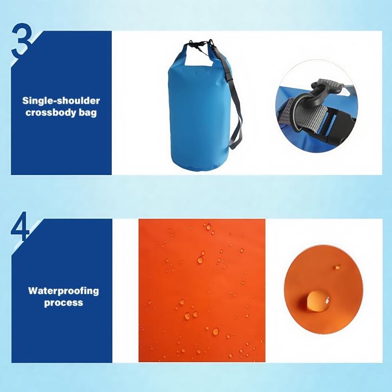Quicked Dry Adventurers Storage Bag Tear Resistant Polyester Fabric Waterproof Design For Camping Backpacking Outdoor Essential
