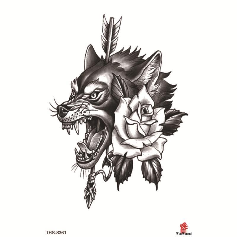 Set mic de tatuaje autocolante totem și simbol impermeabile pentru antebraț