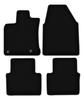 BASIC Black Velour Floor Mats For: Nissan Qashqai I J10 (wide) Crossover (2007-2013)