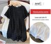 2023 Summer French Lace Plus Size Dress for Women, Straight Mid-Length Skirt