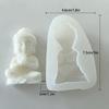 3D Buddhas Candle Mold Handmade Soap Resin Mould DIY Cake Chocolate Silicone Mold