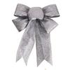 Pendant Bowknot Christmas Bows Christmas Tree Ornaments Ribbon Bows Home Decor Xmas Party Supplies