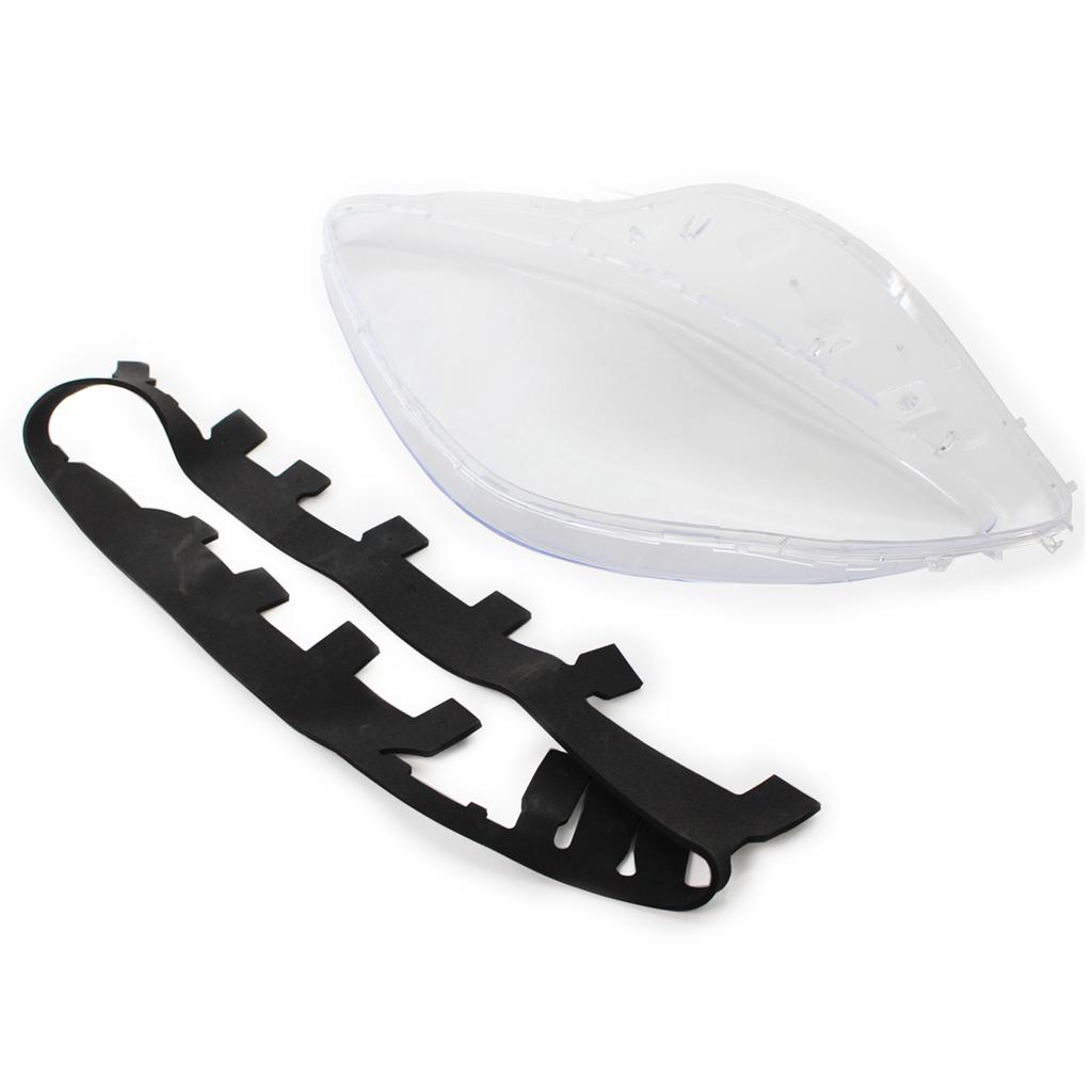 Headlight Lens Cover Headlamp Lens Plastic Shell Cover Headlight Assembly Replacement for Corvette C6 2005 2013
