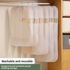 1/3PCS Clothes Dust Cover Household Storage Bag Multi-functional Storage Bag Visible Waterproof Hanging Dust Cover