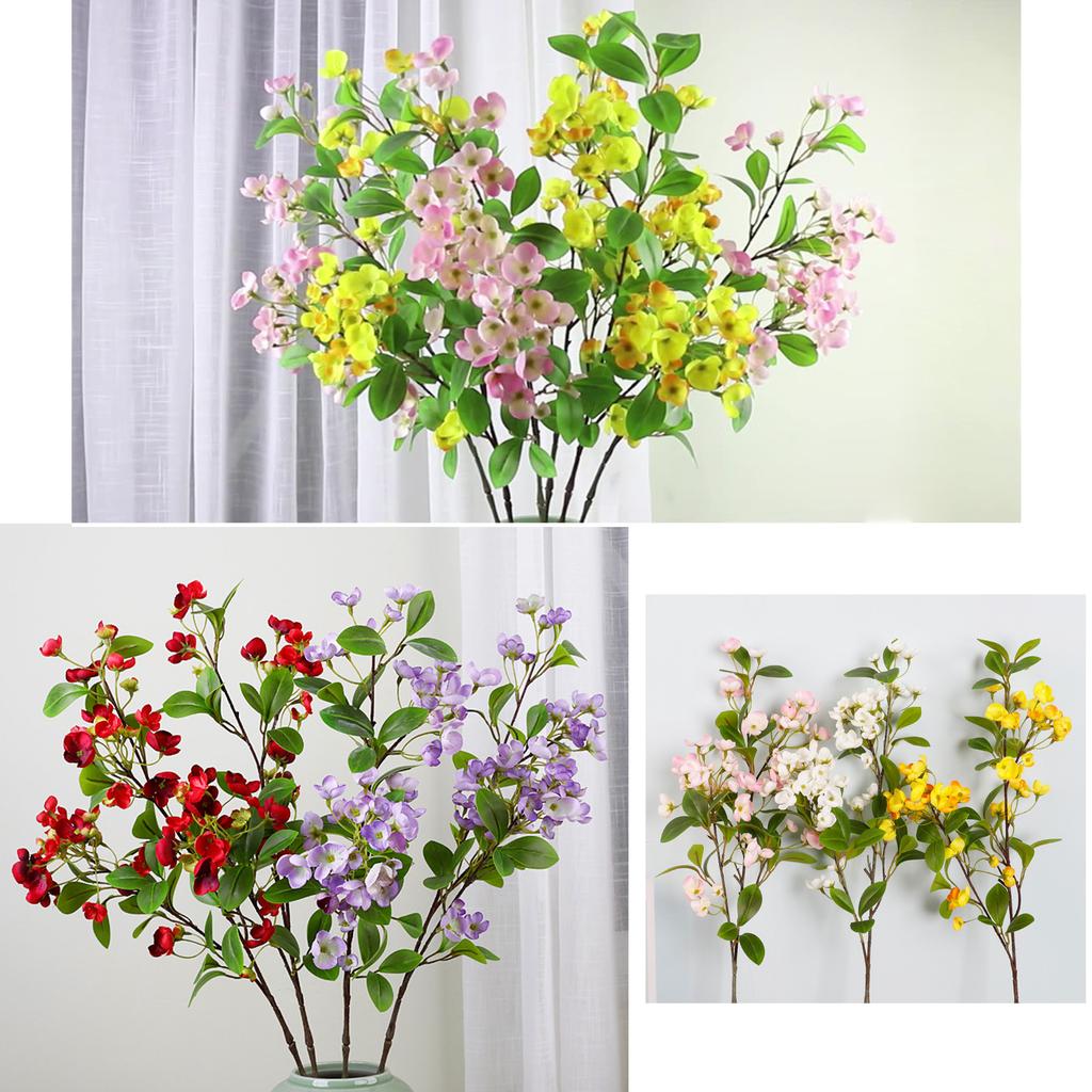 Artificial Flower Stem 31.5 Inch Faux Spring Flower Pick Branch Decor for Wedding Home Vase Filler Table Centerpiece