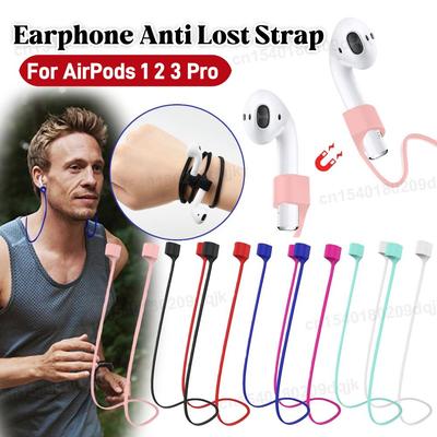Soft Silicone Anti Lost Magnetic Rope Earphones for AirPods 3 2 1 Pro Bluetooth Wireless Headphone Earbuds Strap Accessories