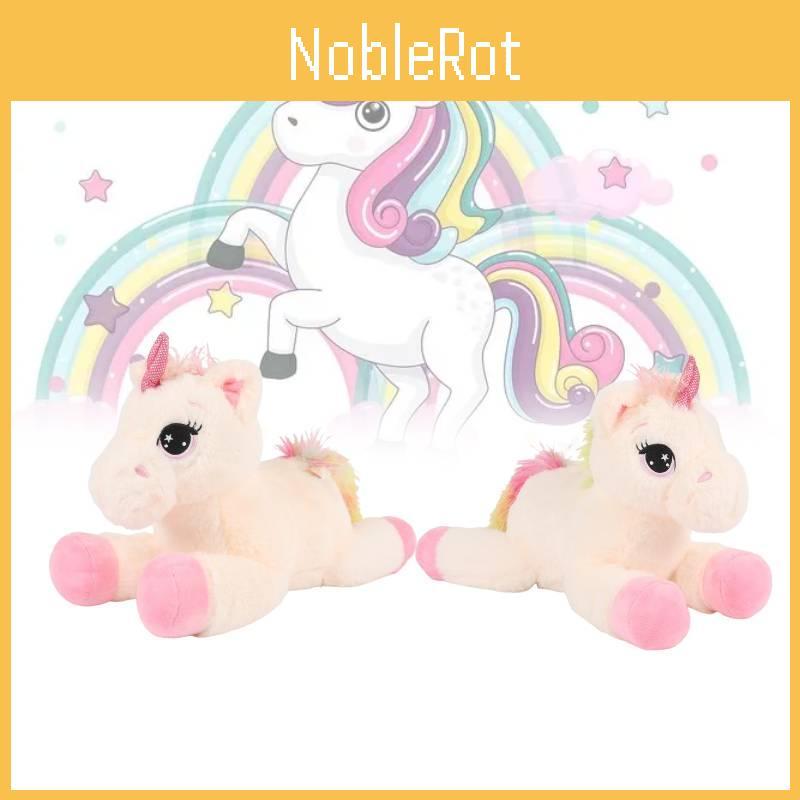 Rainbow Unicorn Fur Toys Cute Cartoon Girls Children Festivals Soothed Doll Gift