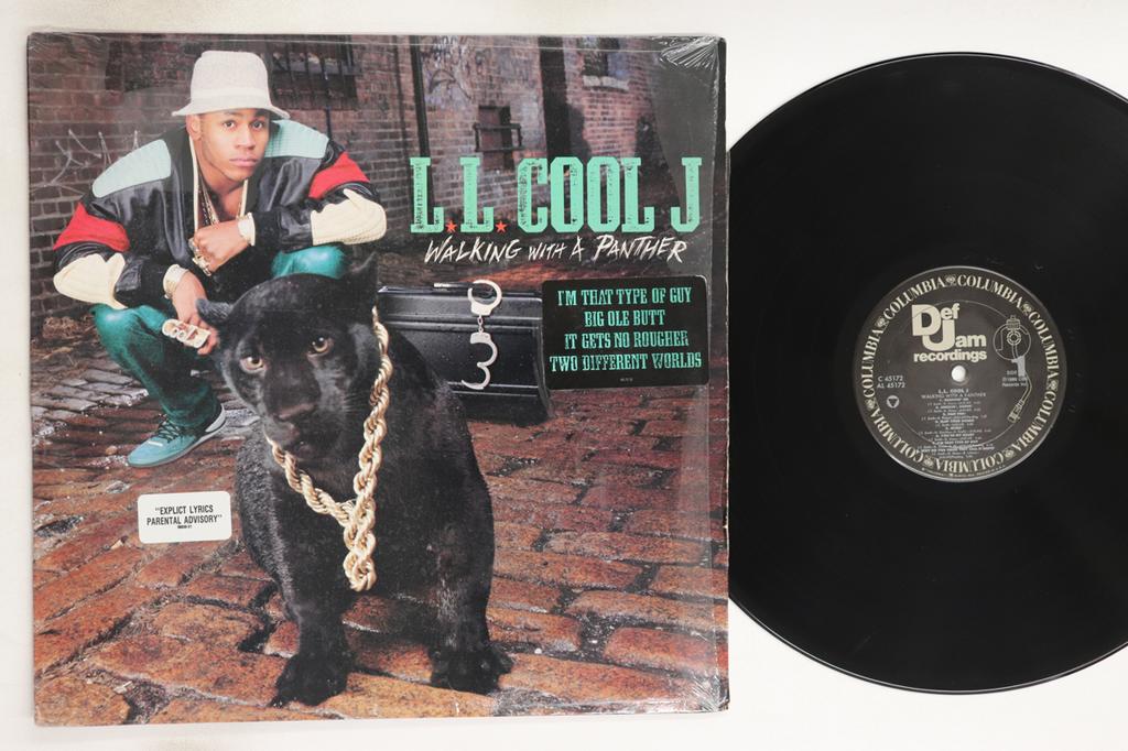 LP Record LL COOL J - Walking With A Panther C45172 Def Jam Recordi 1989 US Rap & Hip-Hop/R&B Used