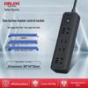 Delixi Multi-Function Extension Cord Power Strip for Home/Dorm with Multi-Socket Converter