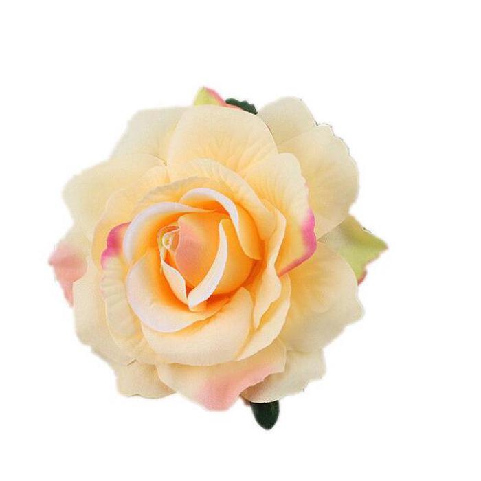 Bohemian Rose Lace Hair Clip and Brooch - Artificial Flower Accessory