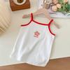 Summer Girls Cotton Cartoon Camisole Thin Breathable Sleeveless Vest Kids Underwear Top