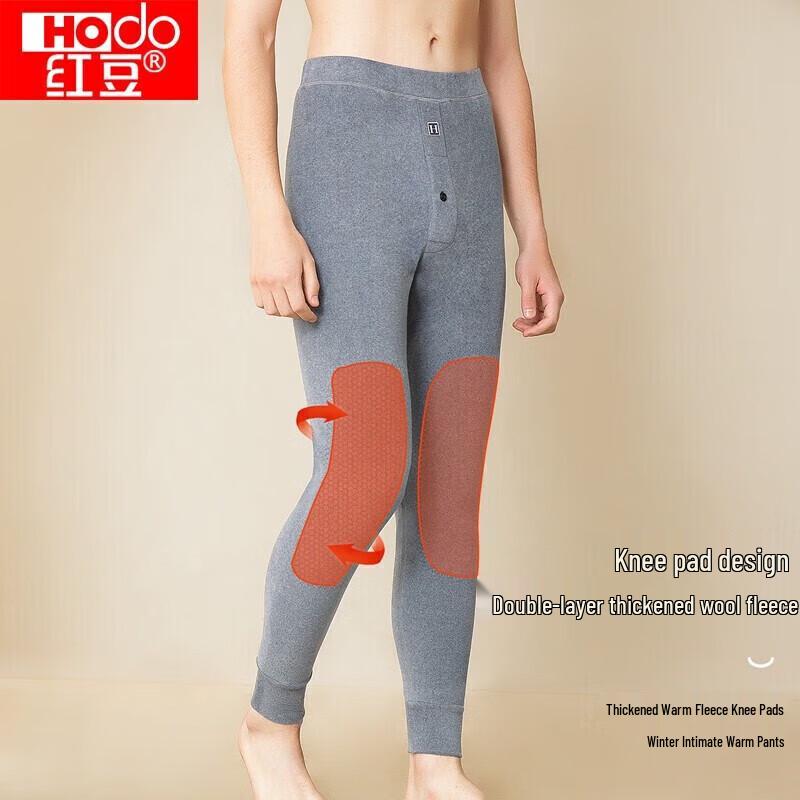 Hodo Men s Fleece-Lined Thermal Pants with Wool Knee Patch 175/100