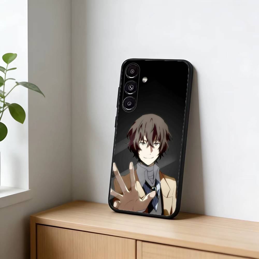 Аниме B-bungo stray D-dogs дазай осуму Чехол для телефона для Samsung Galaxy A91,80,73,72 ,71,53,52,32 ,31,22,21s,20,Мягкий черный чехол