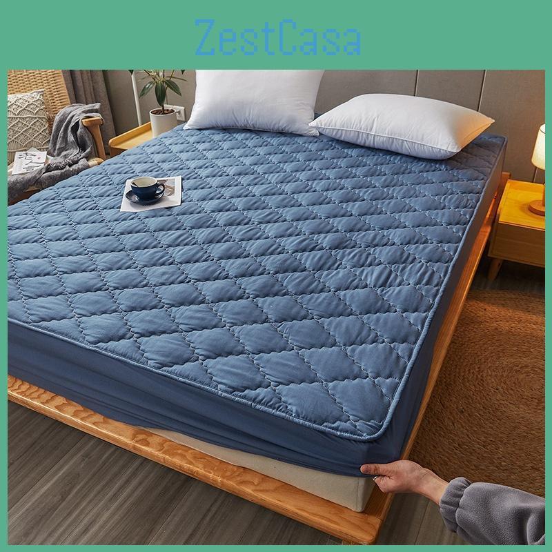 Pad Mattress Waterproof Thicken Protector Adjustable Fitted Sheets Bed Covers Antibacterial Pad Bed Linen Bed Sheets Mattress Protector For Home