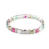 2026 Fashion Trend Light Luxury Color Zircon Bracelet Ins Fashion New Diamond Bracelet
