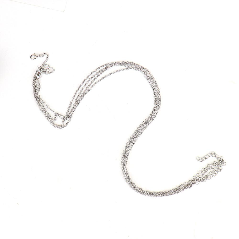 Diy Necklace 07 Cross Chain Necklace Lobster Buckle Stainless Steel O Chain Jewelry Necklace Accessories N49