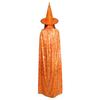 Halloween-Umhang, feine Verarbeitung, Cosplay-Kostüm, Anzieh-Sternmuster-Hut für Halloween-Weihnachtsfeiern