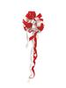 Ceremony Microphone Ribbon (large) - Length 70cm X Width 18cm X Thickness 10cm - Easy To Install - Microphone Stand - Red and White