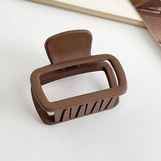 Hair Claw Matte Texture Mini Hair Clip Stable Grip No Flattening Non-Slip Tooth Small Semi-Tied Hair Clip Hair Accessory