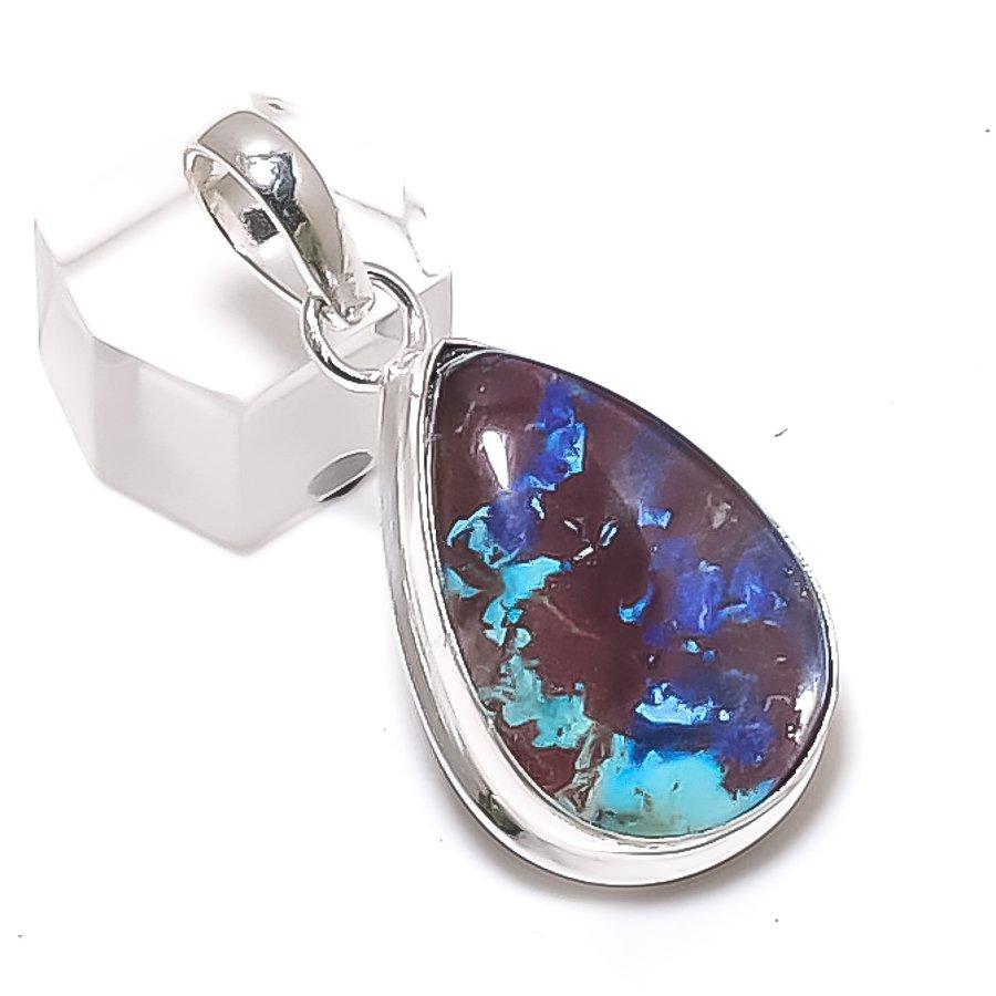 

Blue Triplet Opal Gemstone 925 Sterling Silver Jewelry Pendant 1.77 L8E50