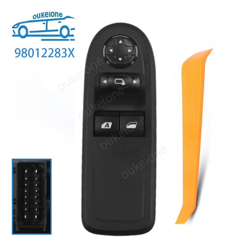 

For Citroen C3 II 2009 2010 2011 2012 2013 2014 2015 2016 Electric Power Master Window Switch Glass Control Button 98012283XT