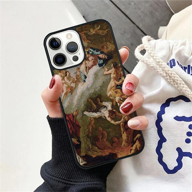 Renaissance Art Painting Coque Shell For iPhone 17 Air 15 16 14 13 12 Pro Max 11 Pro Max Plus Phone Case Cover