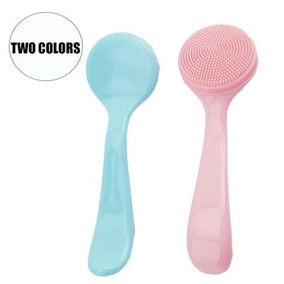 Obličejový kartáč, Masáž obličeje, Proti černým tečkám, Přenosné nástroje pro péči o pleť Obličejový kartáč Silikonový kartáč Obličejový čisticí masážní kartáč