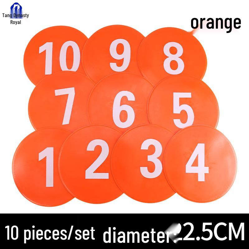 Datang Yu Football Training Numbered Marker Discs Set
