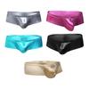 Men Shorts Briefs Low-rise U-Convex Breathable Panties Solid Color High Elasticity Breathable Boxer Underwear