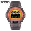 Sanda Multifunctional Green Light Electronic Watch, Fashionable Wristwatch for Men, Women, and Students.