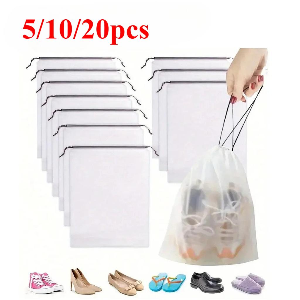 10PCS Storage Drawstring Bag, Environmentally Friendly Miscellaneous Storage Bag, Travel Bag, Waterproof Storage Bag