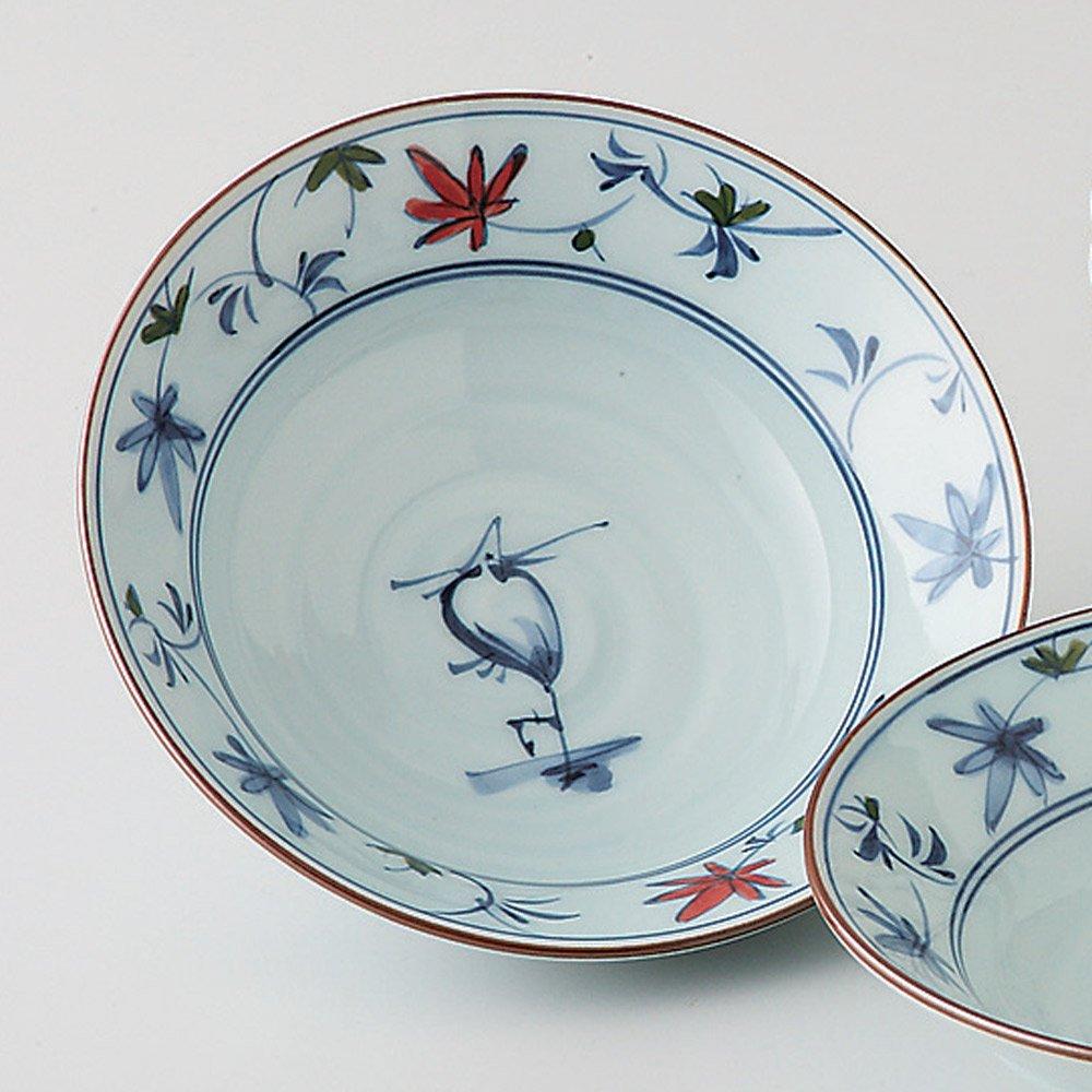 Hasami Ware, Kosho Kiln, Multi-Purpose Bowl, 15cm, Heron Arabesque Pattern, 279485