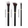 3 Makeup Brushes with Circles, Natural Smudge Highlight Brush, Contour Brush, Eyeshadow Brush, Lip Brush, No Stuck Powder, Beauty Tool Now