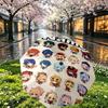 Custom Name Personalized Genshin Impact Print Umbrella, Auto Open Close, 8‑Rib Sturdy Frame, Commute Camping Hiking Use, Birthday Gift