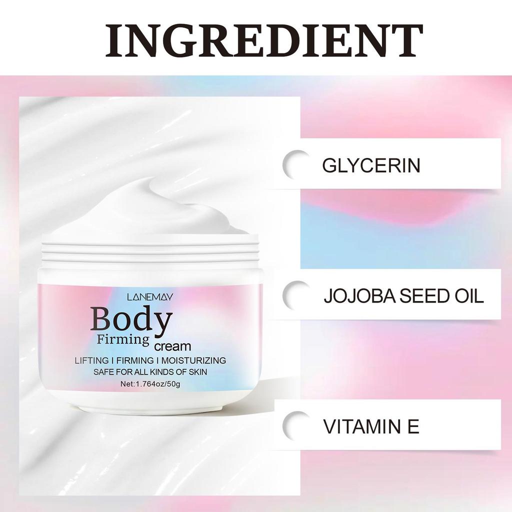 Body Firming Cream-Deep Moisturizing Skin-Lifting & Firming Skin With Jojoba Seed Oil-Suitable For All Skin Types, 50g