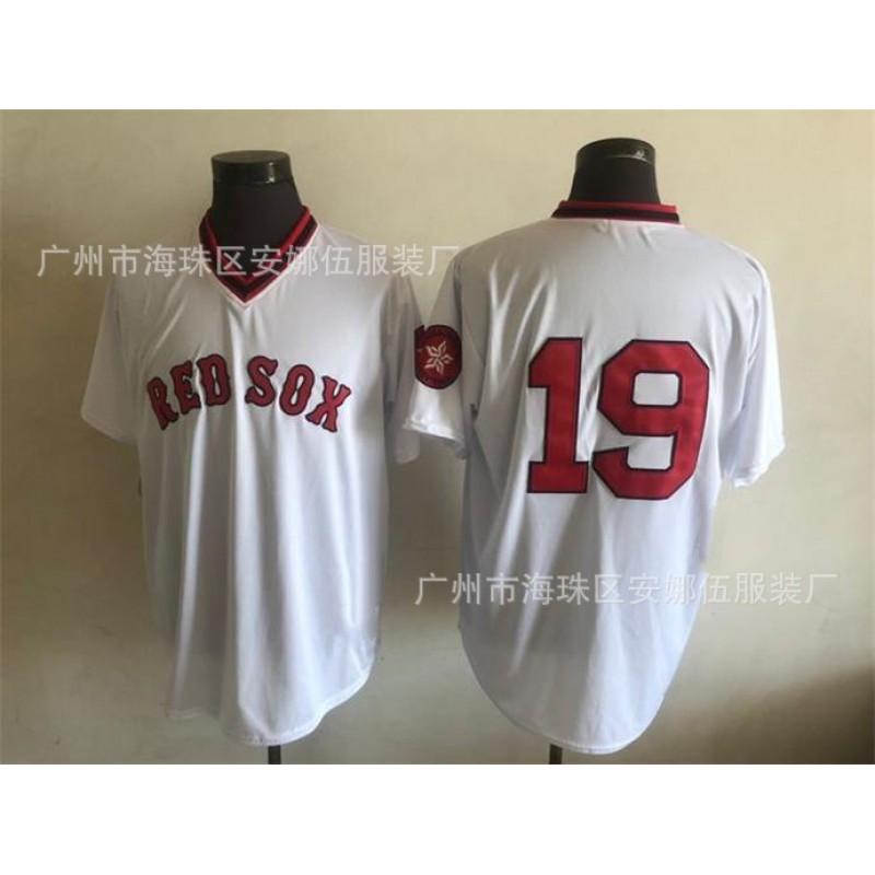 2026 Boston Red Sox Retro Embroidered Baseball Jersey Mens Womens Team Sports Uniform