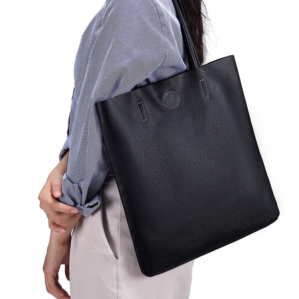 Genuine leather bag women handbag fashion Cowhide Shoulder Bag Large Capacity Ladies Bag bolsos brand design ladies Totes