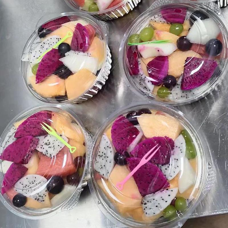 100pcs Transparent Cake Box Wedding Muffins Cupcake Packaging Box Fruit Dessert Slice Container Birthday Party Home Baking Decor