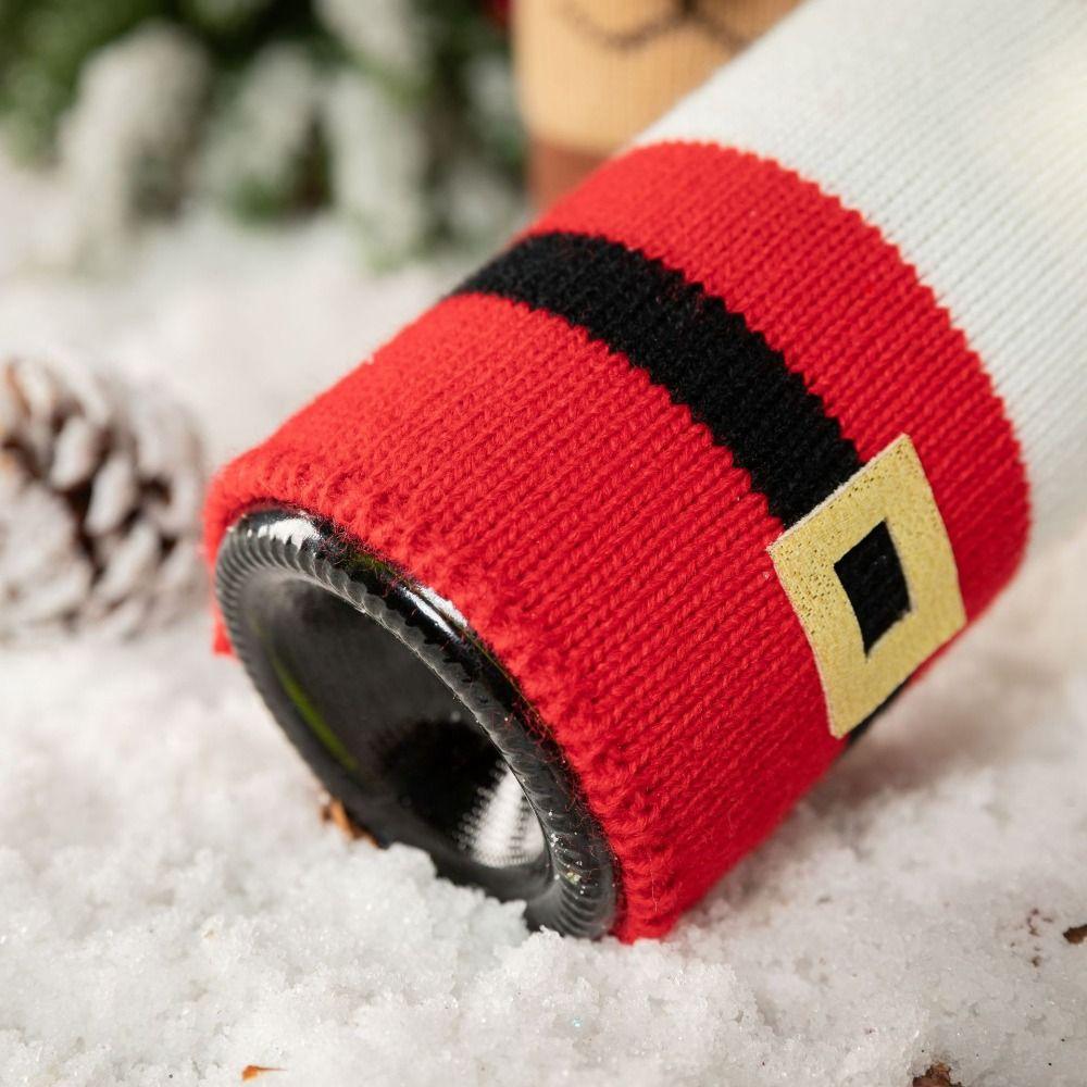 Santa Clause Red Wine Protective Case Cloth Wine Bottle Accessories  Wine