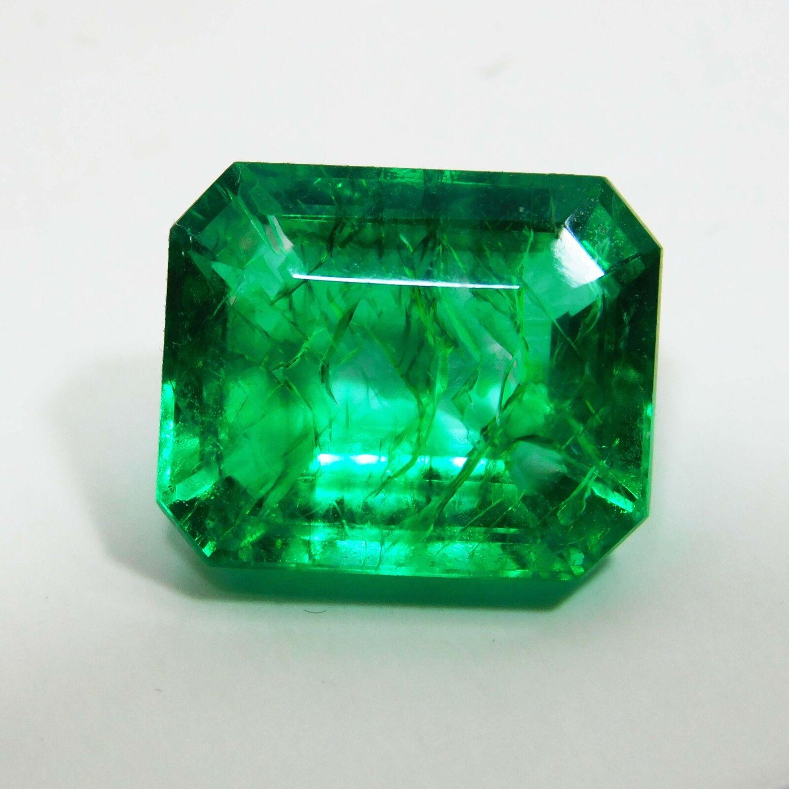 Natural Green Emerald Loose Gemstone Zambia