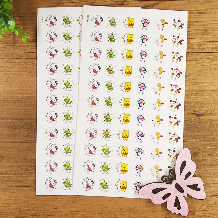 Kids' Reward Stickers: Smiley Faces, Red Stars & Cartoon Designs for Kindergarten Praise