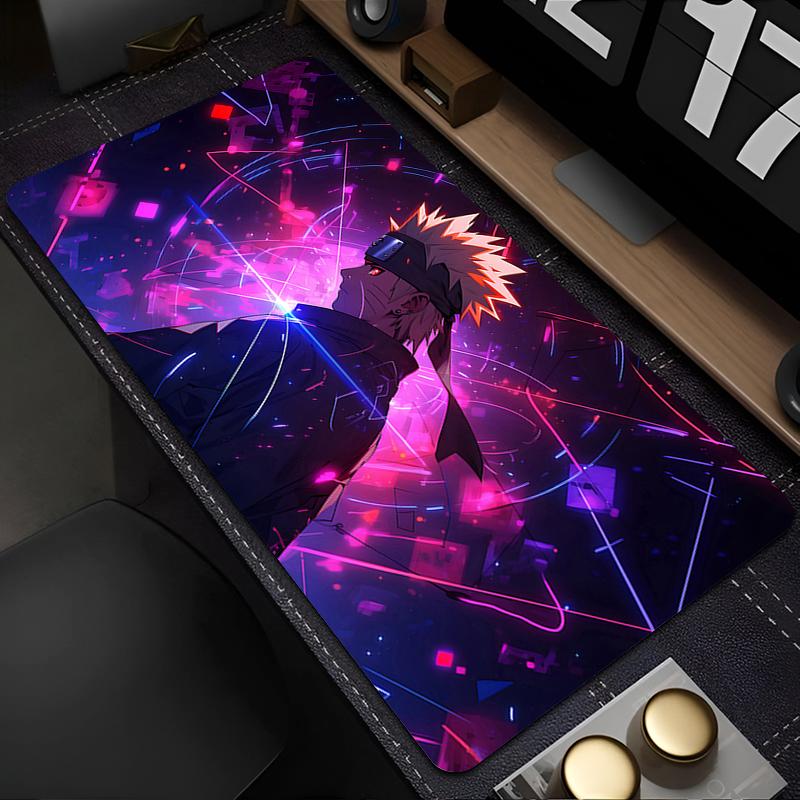 Mouse Pad Naruto Uzumaki Anime Gaming Accessories Larger Carpet Gamer Xxl Computer Keyboard Pad Rubber Desk Mat Mausepad