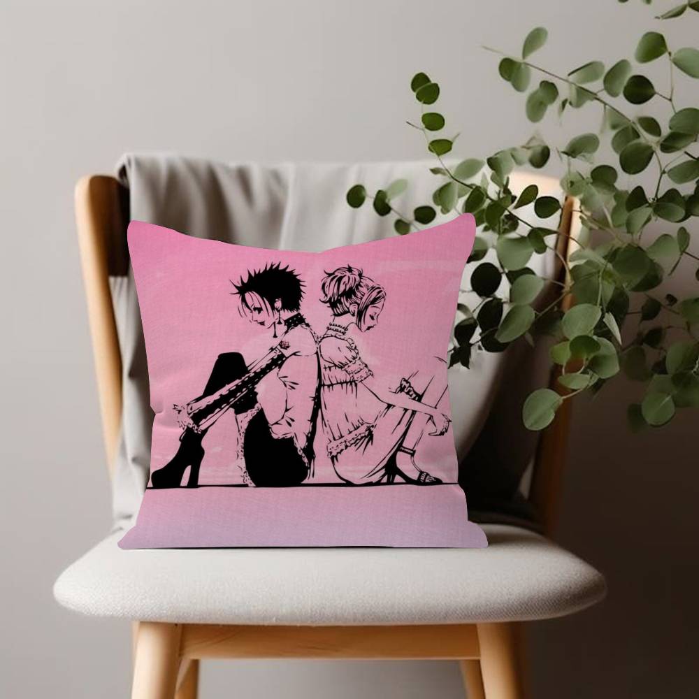 Anime Figures Nana Cushion Cover Inches Farmhouse Decor Home Throw Pillow Covers For Couch Decorations