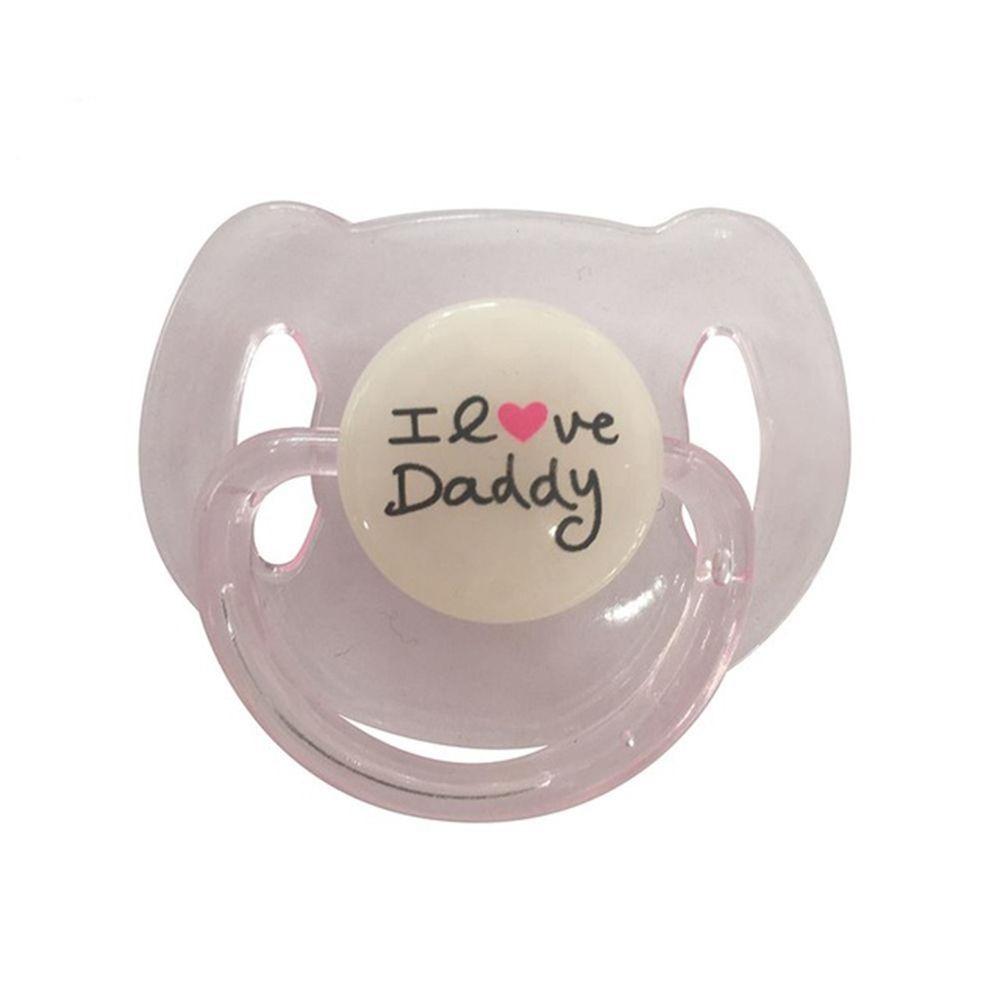 Pure Color Doll Magnet Pacifier Lovely Print Baby Doll Pacifier Bottle Doll Toy  Doll Accessories