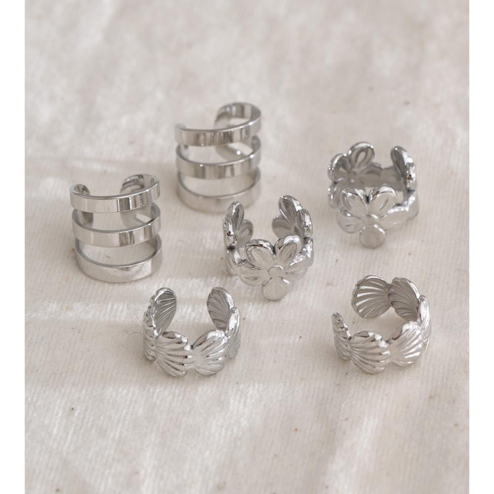 Yhpup Stainless Steel Adjustable Ear Bone Clip Earrings Arrivals Platinum Plated Popular Charming Chic Accessories Wholesale
