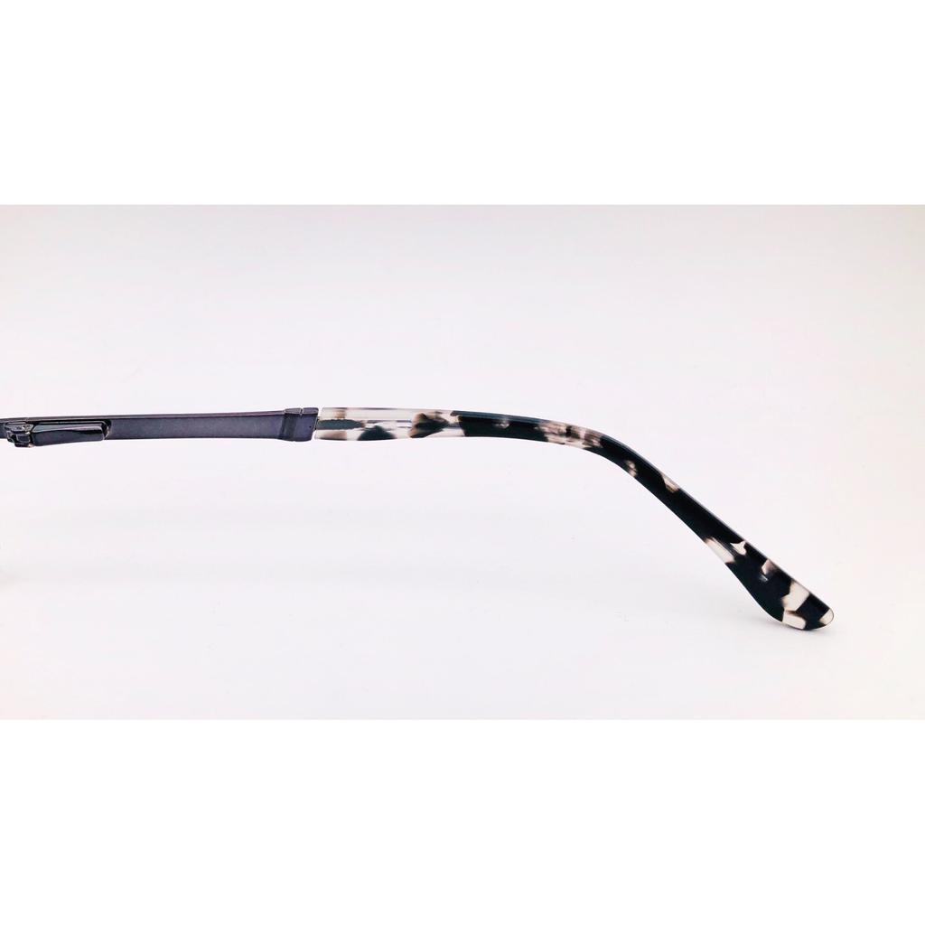 RSINC Unisex Randlose Metallfassung Mode Optische Waffenschwarz Tom 55-17-142 IB-12 B0DJT3WN4G